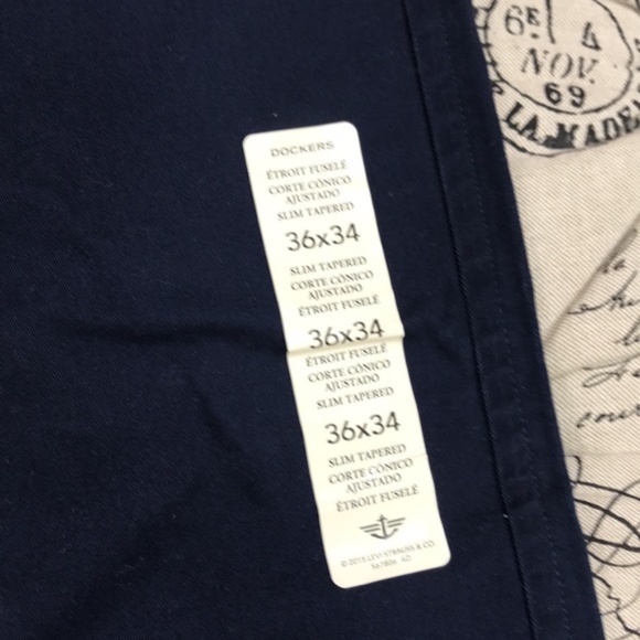 Dockers Alpha Original Khaki Slim Tapered Fit - Picture 4 of 9